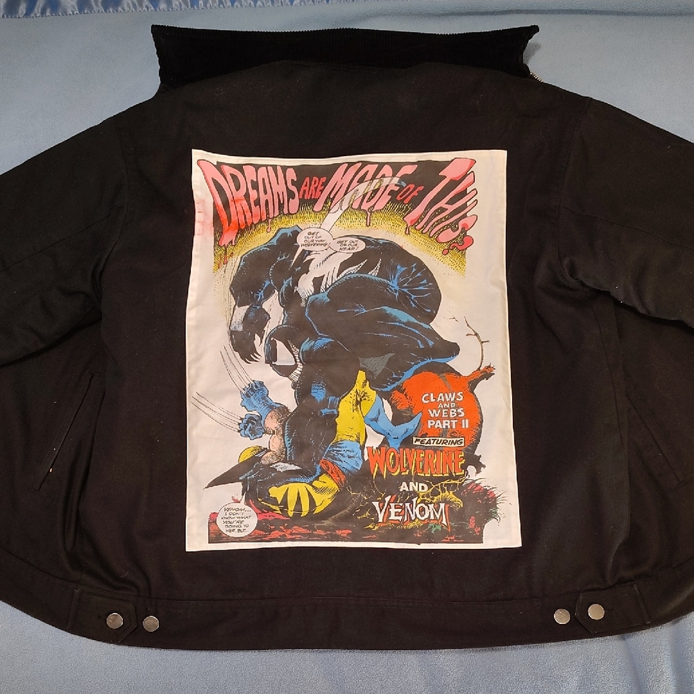 Brain dead Marvel Collab Quilted Jacket Brain Dead Excellent Condition!